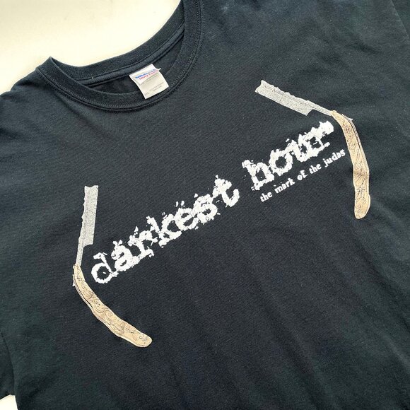 Darkest Hour Mark of the Judas Original Band T Shirt 2XL 2000 Tour Thrash Metal - Picture 1 of 14